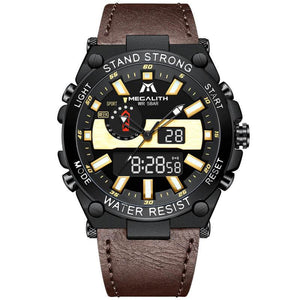 8230M | Quartz Men Watch | Leather Band-megalith watch
