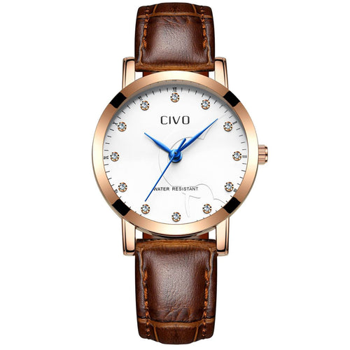 2047C | Quartz Women Watch | Leather Band