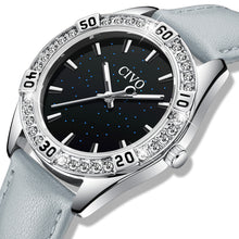 Laden Sie das Bild in den Galerie-Viewer, 8118C | Quarzuhr für Damen | Lederarmband