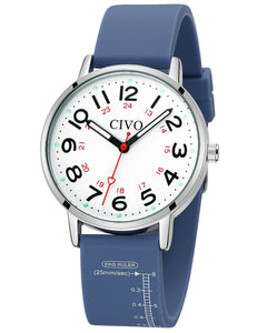 Quartz Women Watch | Rubber Band | CIVO 8144C-megalith watch