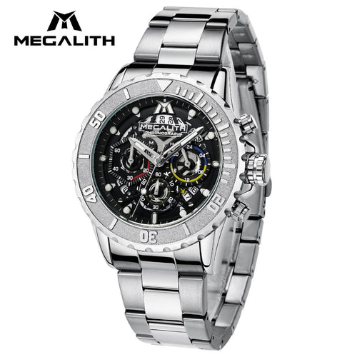 Chronograph Watch | Stainless Steel Band | 8288M-megalith watch