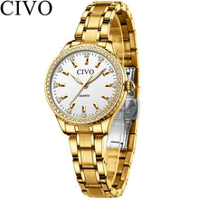 Laden Sie das Bild in den Galerie-Viewer, 8114C | Quartz Women Watch | Stainless steel Band-megalith watch