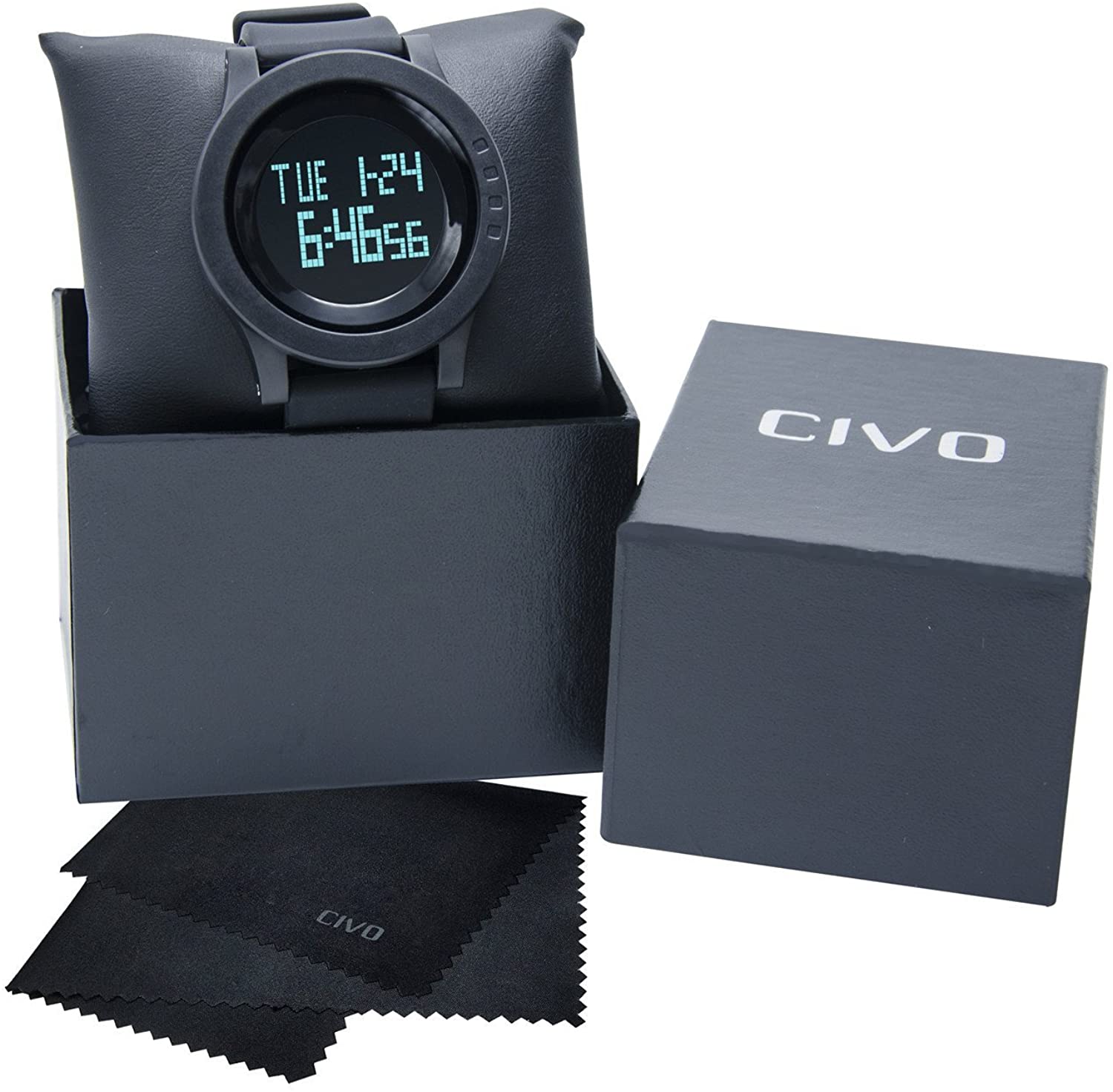 CIVO Digitale Orologio Uomo da Polso Sportivo Cronometro con CIVO Digitale Orologio Uomo da Polso Sportivo Cronometro con