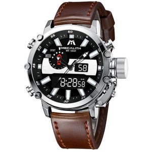 8229M | Quartz Men Watch | Leather Band-megalith watch