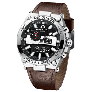 8230M | Quartz Men Watch | Leather Band-megalith watch
