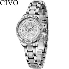 Laden Sie das Bild in den Galerie-Viewer, 8113C | Quartz Women Watch | Stainless steel Band-megalith watch