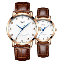 Laden Sie das Bild in den Galerie-Viewer, 2047C | Quarz-Herrenuhr | Lederarmband