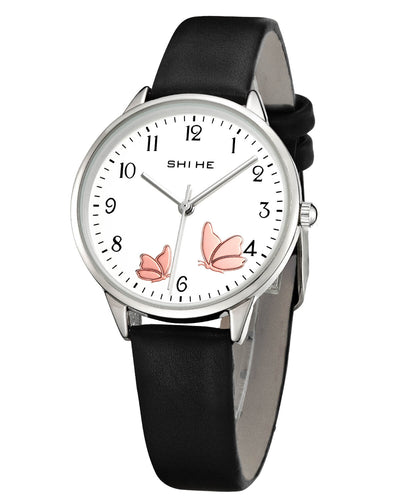 P2277 | Quartz Women Watch | Leather Band-megalith watch