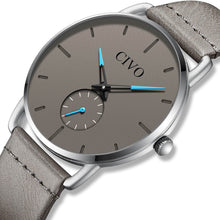 Laden Sie das Bild in den Galerie-Viewer, 8085C | Quarz-Herrenuhr | Lederarmband