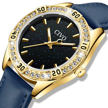 Laden Sie das Bild in den Galerie-Viewer, 8118C | Quarzuhr für Damen | Lederarmband
