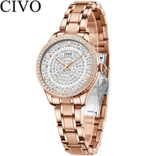 Laden Sie das Bild in den Galerie-Viewer, 8113C | Quartz Women Watch | Stainless steel Band-megalith watch