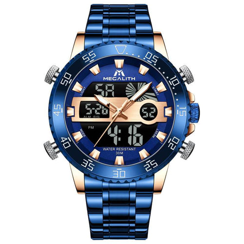 8222M | Quartz Men Watch | Stainless Steel Band-megalith watch
