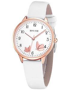 P2277 | Quartz Women Watch | Leather Band-megalith watch