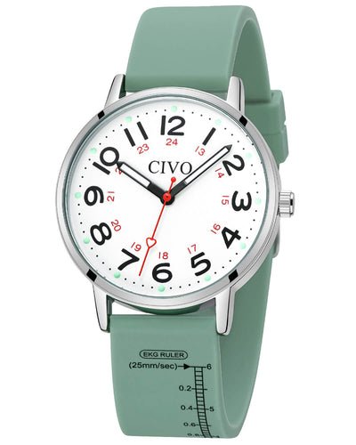 Quartz Women Watch | Rubber Band | CIVO 8144C-megalith watch