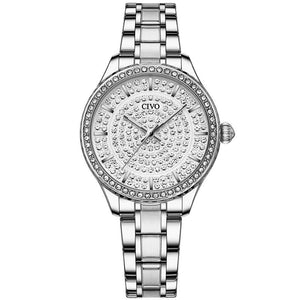 8113C | Quartz Women Watch | Stainless steel Band-megalith watch