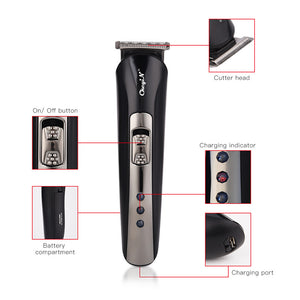 Hair Shaver 3 in 1 Rechargeable Shaver Hair Trimmer Rechargeable Electric Nose Hair Clipper Professional Beard Razor Haircut Cutting Machine