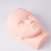 Load image into Gallery viewer, False Eyelashes Extension Practice Exercise Set for Professional Flat Mannequin Head Lip Makeup Training and Eyelash Graft(No Contain Glue)