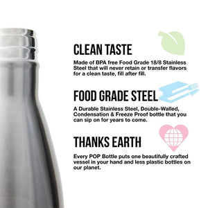 350/500/750/1000 ml doppelwandige isolierte Vakuumflasche Edelstahl-Wasserflasche BPA-freie Thermoskanne für Sportwasserflaschen
