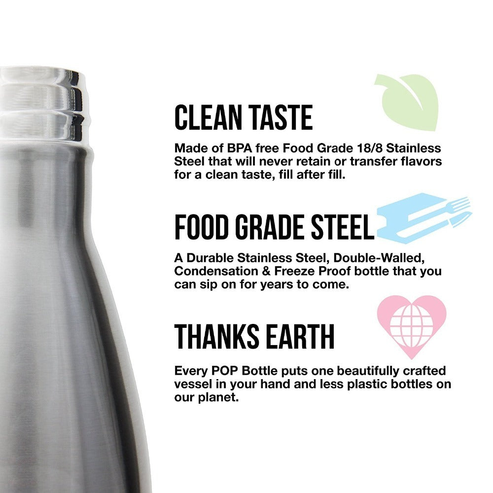 350/500/750/1000 ml doppelwandige isolierte Vakuumflasche Edelstahl-Wasserflasche BPA-freie Thermoskanne für Sportwasserflaschen