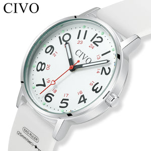 Quartz Women Watch | Rubber Band | CIVO 8144