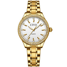 Laden Sie das Bild in den Galerie-Viewer, 8114C | Quartz Women Watch | Stainless steel Band-megalith watch