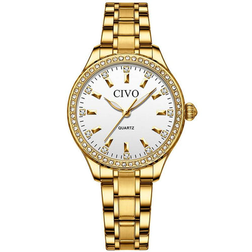 8114C | Quartz Women Watch | Stainless steel Band-megalith watch