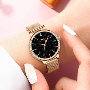 8115C | Quartz Women Watch | Mesh Band-megalith watch