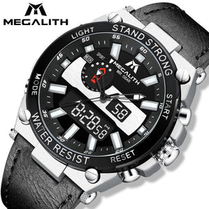 8230M | Quartz Men Watch | Leather Band-megalith watch