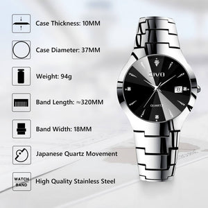 0104C | Quartz Men Watch | Stainless Steel Band