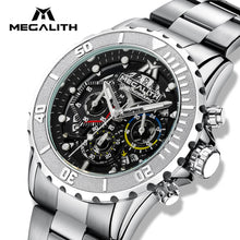 Laden Sie das Bild in den Galerie-Viewer, Chronograph Watch | Stainless Steel Band | 8288M-megalith watch
