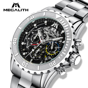 Chronograph Watch | Stainless Steel Band | 8288M-megalith watch