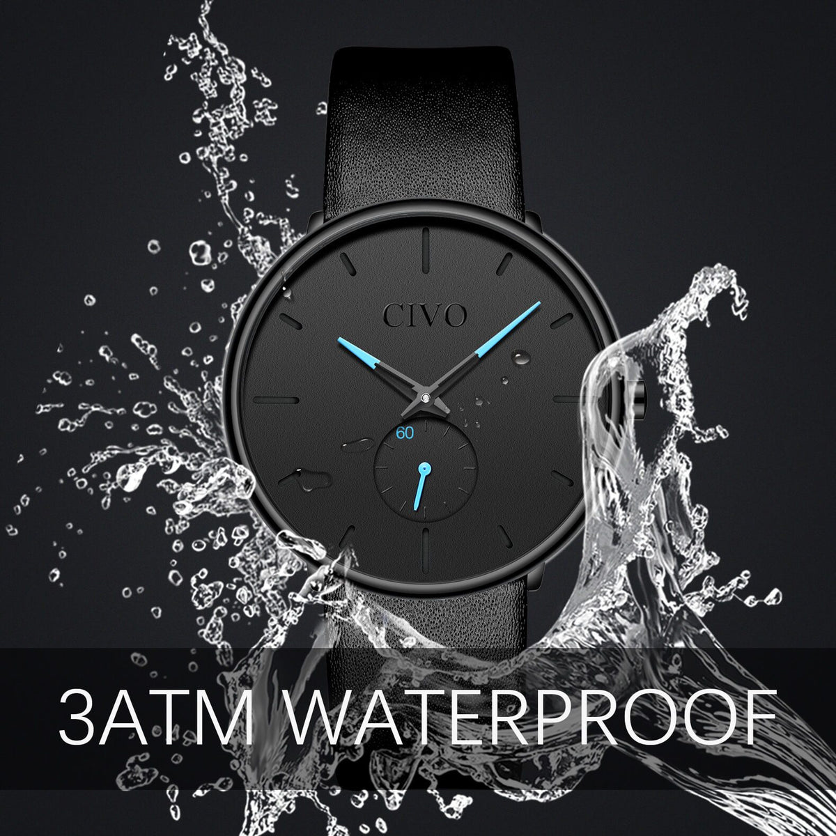 0124C | Quartz Men Watch | Leather Band – Fashion