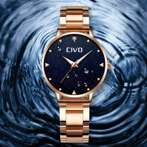 8002C | Quartz Women Watch | Stainless Steel Band