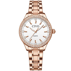 8114C | Quartz Women Watch | Stainless steel Band-megalith watch