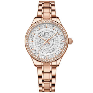 8113C | Quartz Women Watch | Stainless steel Band-megalith watch