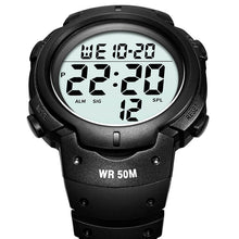 Laden Sie das Bild in den Galerie-Viewer, 1068C | Quartz Digital Men Watch | Rubber Band-megalith watch