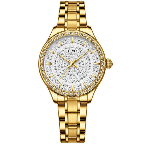 8113C | Quartz Women Watch | Stainless steel Band-megalith watch