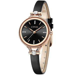 8120C | Quartz Women Watch | Leather Band-megalith watch