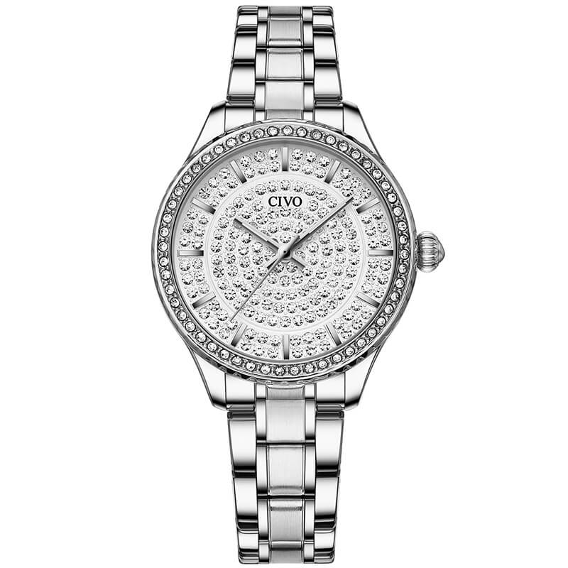 8113C | Quartz Women Watch | Stainless steel Band-megalith watch
