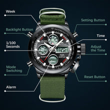 Load image into Gallery viewer, 0031M | Quartz Men Watch | Nylon Band