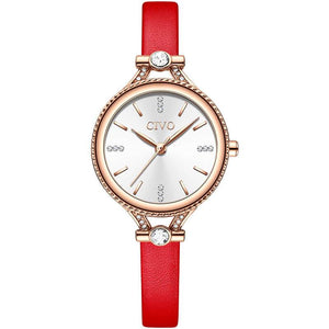 8120C | Quartz Women Watch | Leather Band-megalith watch