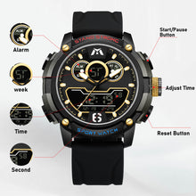 Load image into Gallery viewer, Analog Digital Watch | Rubber Band | 8268M