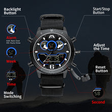 Load image into Gallery viewer, Analog Digital Watch | Nylon Band | 8269M