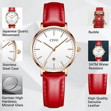 Load image into Gallery viewer, 8062C | Quartz Women Watch | Leather Band