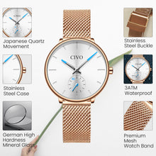 Load image into Gallery viewer, 0124C | Quartz Women Watch | Mesh Band