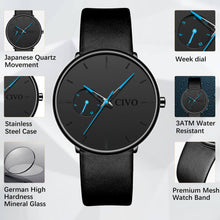 Load image into Gallery viewer, 8052C | Quartz Men Watch | Leather Band