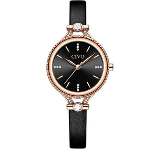 8120C | Quartz Women Watch | Leather Band-megalith watch