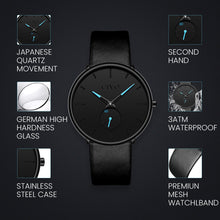 Load image into Gallery viewer, 0124C | Quartz Men Watch | Leather Band