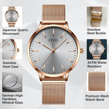 Load image into Gallery viewer, 8060C | Quartz Women Watch | Mesh Band
