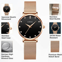 Load image into Gallery viewer, 8055C | Quartz Women Watch | Mesh Band
